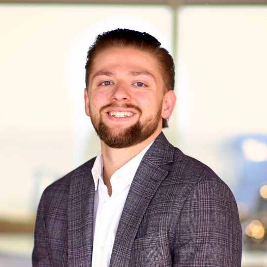 Headshot of Drew Wieteska, Leasing Associate at Brennan Investment Group. Based in Rosemont, Illinois, Drew supports leasing and operations for the company’s Midwest industrial portfolio, bringing prior experience in commercial leasing, market analysis, and real estate finance.